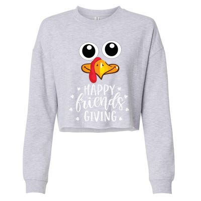 Turkey Face Thanksgiving Family Happy Friends Giving Party Great Gift Cropped Pullover Crew