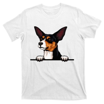 Toy Fox Terrier Dog Breed Popping Up Fun Fox Terrier Owner T-Shirt