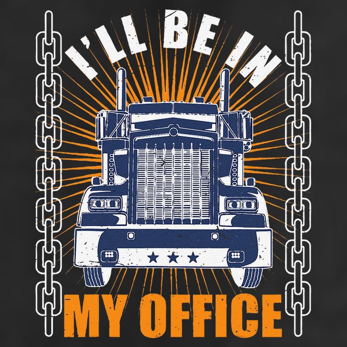 Truckers Funny Truck Driver Big Rig ILl Be In My Office 11oz C Handle Ceramic Mug