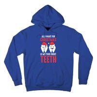 Two Front Teeth 2 Teeth Tooth Christmas My Two Front Teeth Gift Tall Hoodie