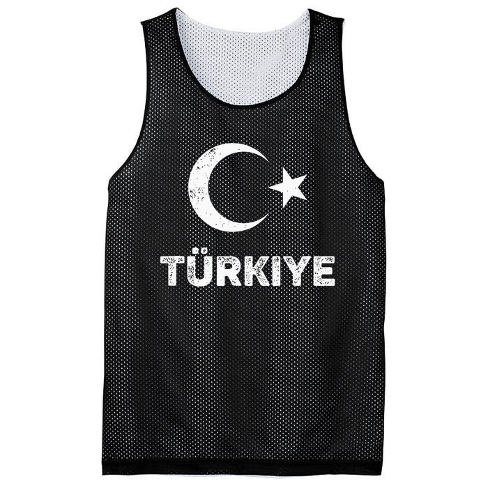 Turkish Flag Turk Bayragi Turkey Flag Turkiye Mesh Reversible Basketball Jersey Tank