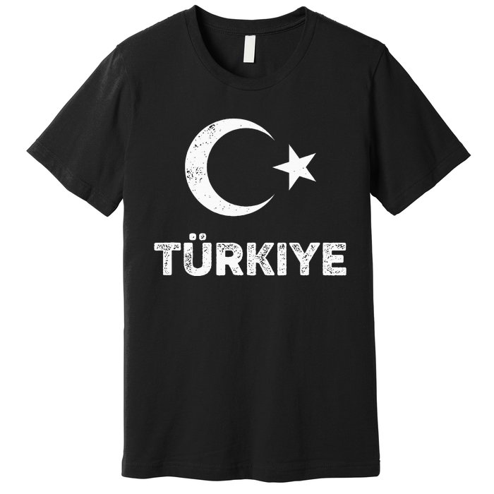 Turkish Flag Turk Bayragi Turkey Flag Turkiye Premium T-Shirt