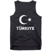 Turkish Flag Turk Bayragi Turkey Flag Turkiye Tank Top