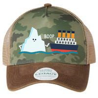 Titanic Funny Titanic And Iceberg Boop Parody For Legacy Tie Dye Trucker Hat