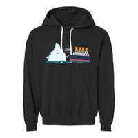 Titanic Funny Titanic And Iceberg Boop Parody For Garment-Dyed Fleece Hoodie