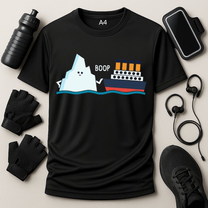 Titanic Funny Titanic And Iceberg Boop Parody For Performance Shirt