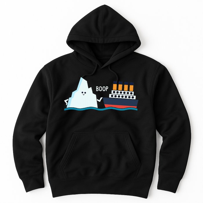 Titanic Funny Titanic And Iceberg Boop Parody For Hoodie