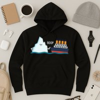 Titanic Funny Titanic And Iceberg Boop Parody For Hoodie