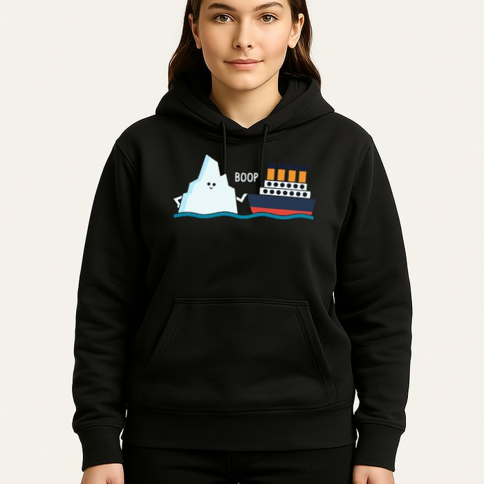 Titanic Funny Titanic And Iceberg Boop Parody For Hoodie