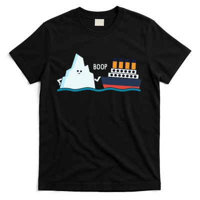 Titanic Funny Titanic And Iceberg Boop Parody For T-Shirt