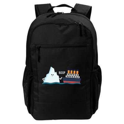 Titanic Funny Titanic And Iceberg Boop Parody For Backpack