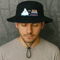 Titanic Funny Titanic And Iceberg Boop Parody For Bucket Hat