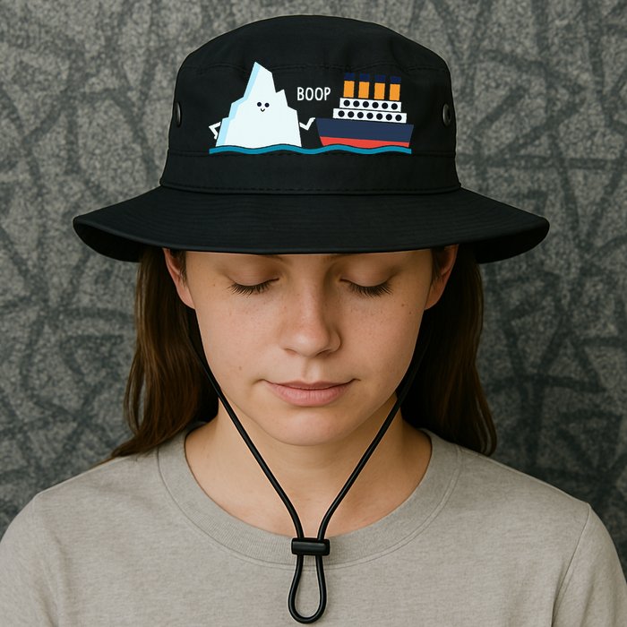 Titanic Funny Titanic And Iceberg Boop Parody For Bucket Hat