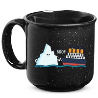 Titanic Funny Titanic And Iceberg Boop Parody For 15oz Campfire Ceramic Mug