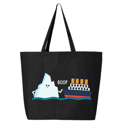 Titanic Funny Titanic And Iceberg Boop Parody For 25L Jumbo Tote