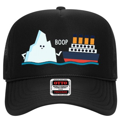 Titanic Funny Titanic And Iceberg Boop Parody For Trucker Hat