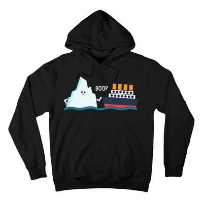 Titanic Funny Titanic And Iceberg Boop Parody For Tall Hoodie
