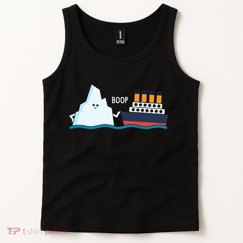 Titanic Funny Titanic And Iceberg Boop Parody For Tank Top