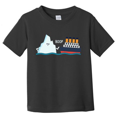 Titanic Funny Titanic And Iceberg Boop Parody For Toddler T-Shirt