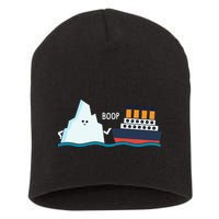 Titanic Funny Titanic And Iceberg Boop Parody For Short Acrylic Beanie