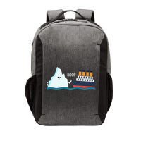 Titanic Funny Titanic And Iceberg Boop Parody For Vector Backpack