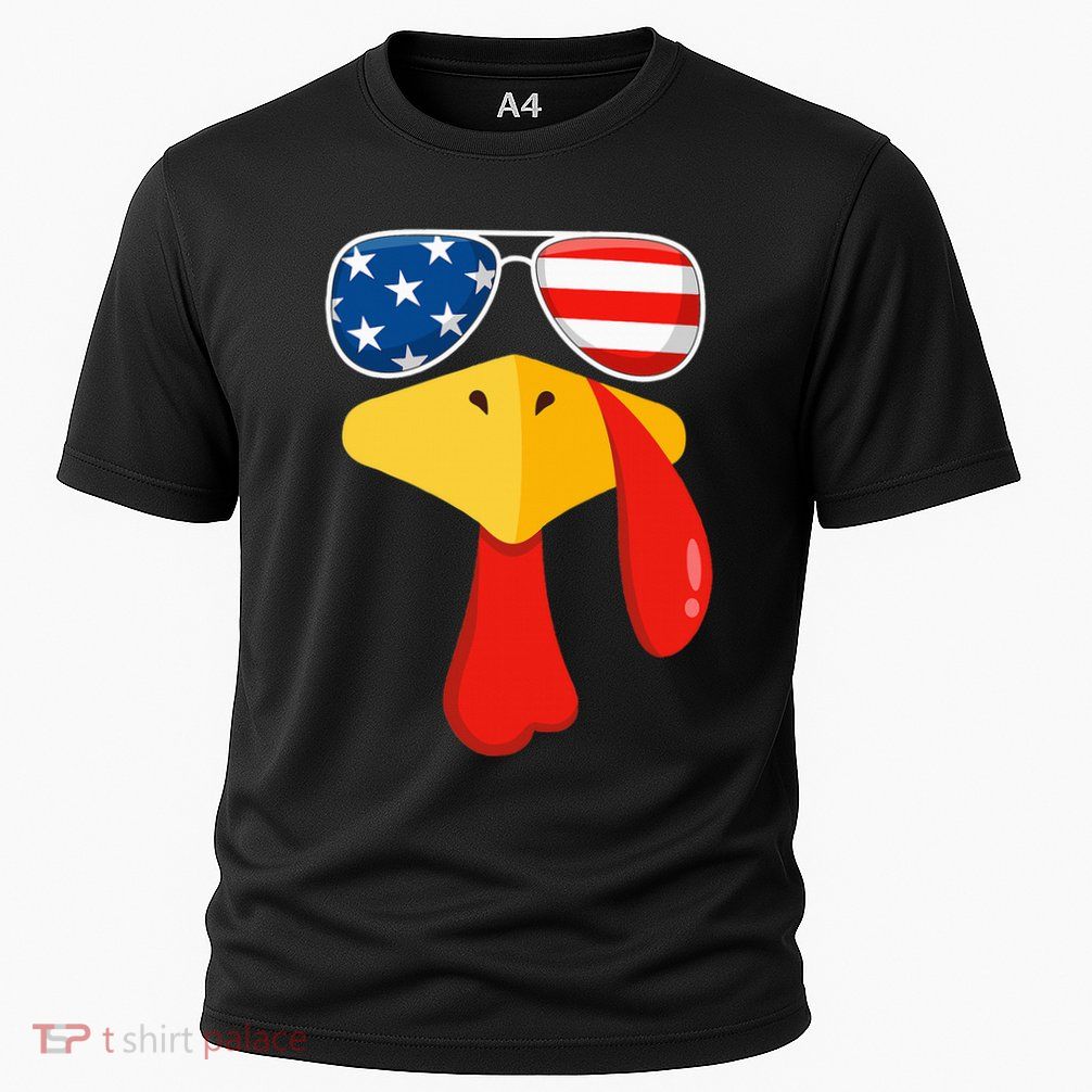 Turkey Face Thanksgiving Matching Outfit Family Gobble Funny Performance Shirt