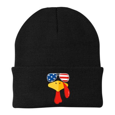 Turkey Face Thanksgiving Matching Outfit Family Gobble Funny Beanie