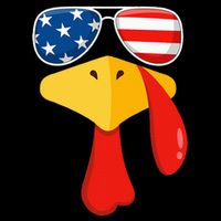 Turkey Face Thanksgiving Matching Outfit Family Gobble Funny Cooling Performance Long Sleeve Crew