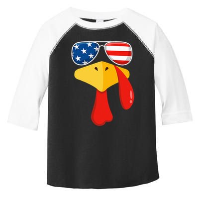 Turkey Face Thanksgiving Matching Outfit Family Gobble Funny Toddler Fine Jersey T-Shirt