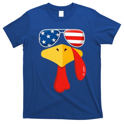 Turkey Face Thanksgiving Matching Outfit Family Gobble Funny T-Shirt