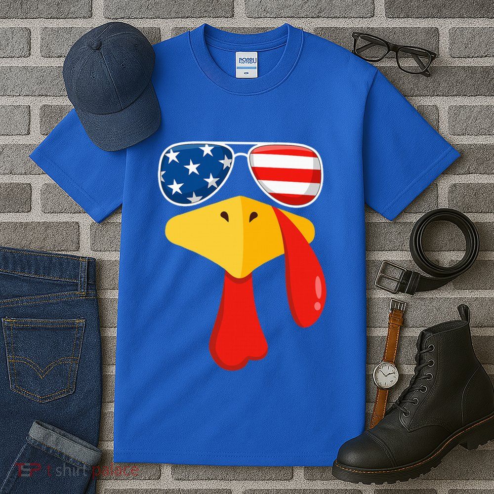 Turkey Face Thanksgiving Matching Outfit Family Gobble Funny Tall T-Shirt