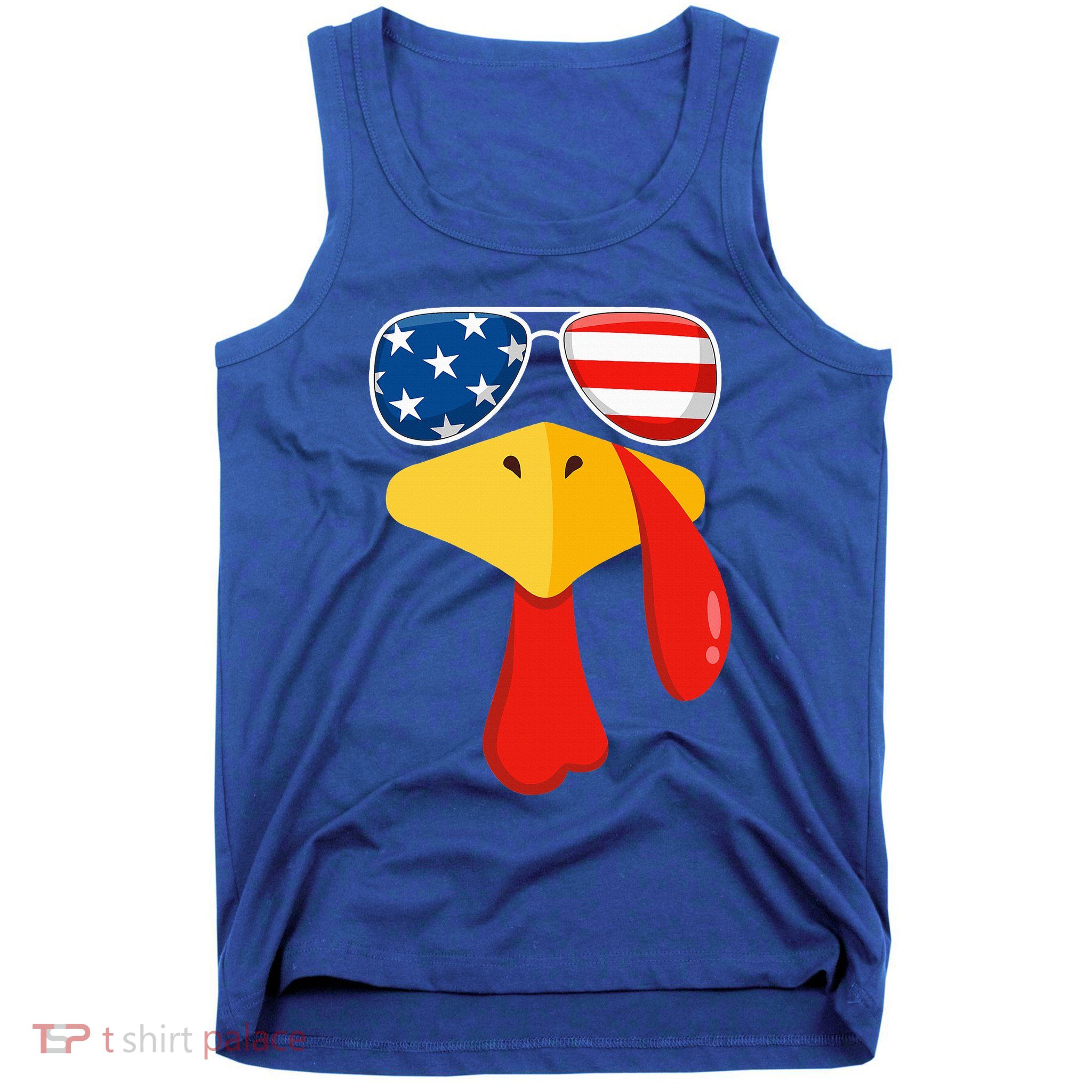 Turkey Face Thanksgiving Matching Outfit Family Gobble Funny Tank Top