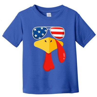 Turkey Face Thanksgiving Matching Outfit Family Gobble Funny Toddler T-Shirt