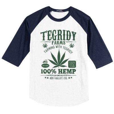 Tegridy Farms Baseball Sleeve Shirt