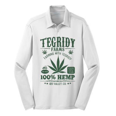 Tegridy Farms Silk Touch Performance Long Sleeve Polo