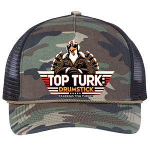 Turk Funny Thanksgiving Retro Rope Trucker Hat Cap