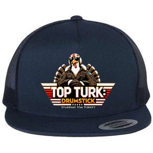 Turk Funny Thanksgiving Flat Bill Trucker Hat