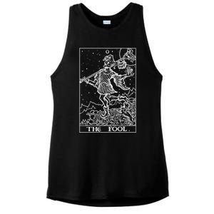 The Fool Tarot Card Halloween Gothic Clothing Court Jester Cute Gift Ladies PosiCharge Tri-Blend Wicking Tank