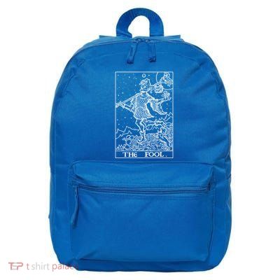 The Fool Tarot Card Halloween Gothic Clothing Court Jester Cute Gift 16 in Basic Backpack