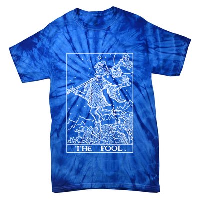 The Fool Tarot Card Halloween Gothic Clothing Court Jester Cute Gift Tie-Dye T-Shirt