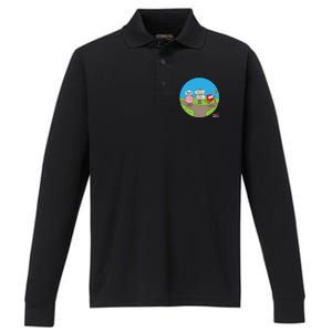 The Fork Performance Long Sleeve Polo