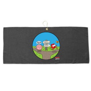 The Fork Large Microfiber Waffle Golf Towel