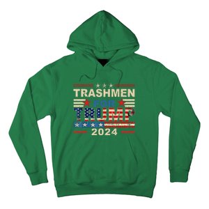 Trashmen For Trump 2024 Funny Election Garbageman Supporters Hoodie