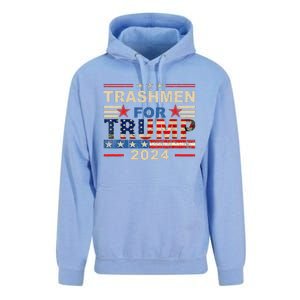 Trashmen For Trump 2024 Funny Election Garbageman Supporters Unisex Surf Hoodie