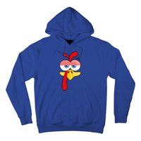 Turkey Face Thanksgiving Funny Costume Great Gift Hoodie