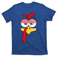 Turkey Face Thanksgiving Funny Costume Great Gift T-Shirt