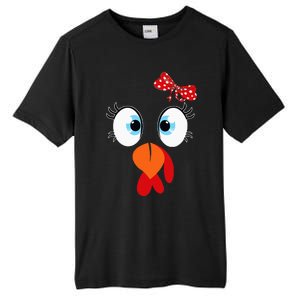 Turkey Face Thanksgiving IM Thankful Family Tall Fusion ChromaSoft Performance T-Shirt