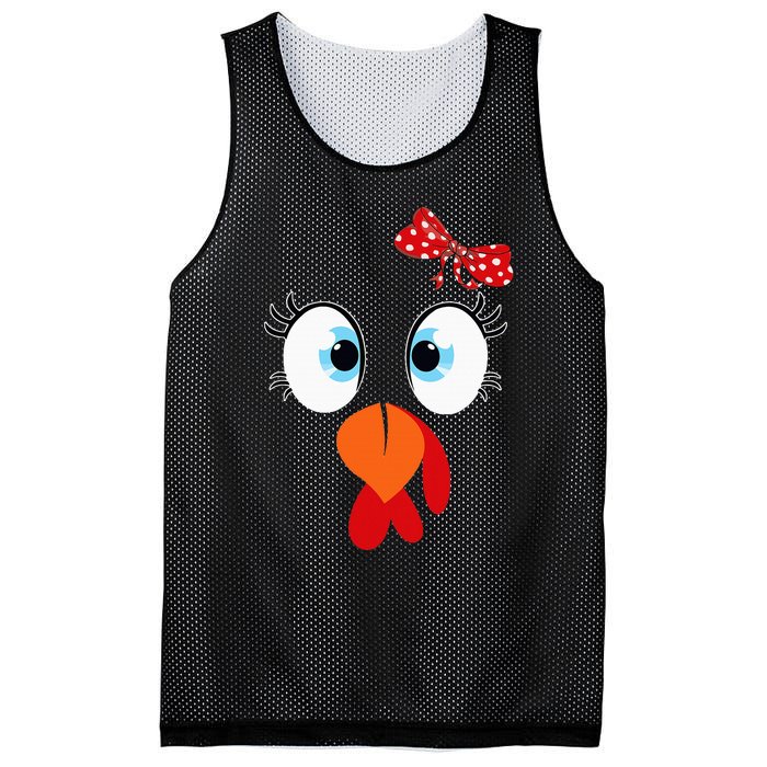 Turkey Face Thanksgiving IM Thankful Family Mesh Reversible Basketball Jersey Tank