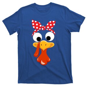 Turkey Face Thanksgiving Turkey Costume Great Gift T-Shirt