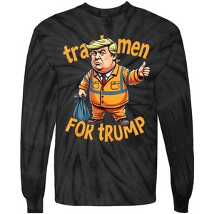 Trashmen For Trump 2024 Tie-Dye Long Sleeve Shirt